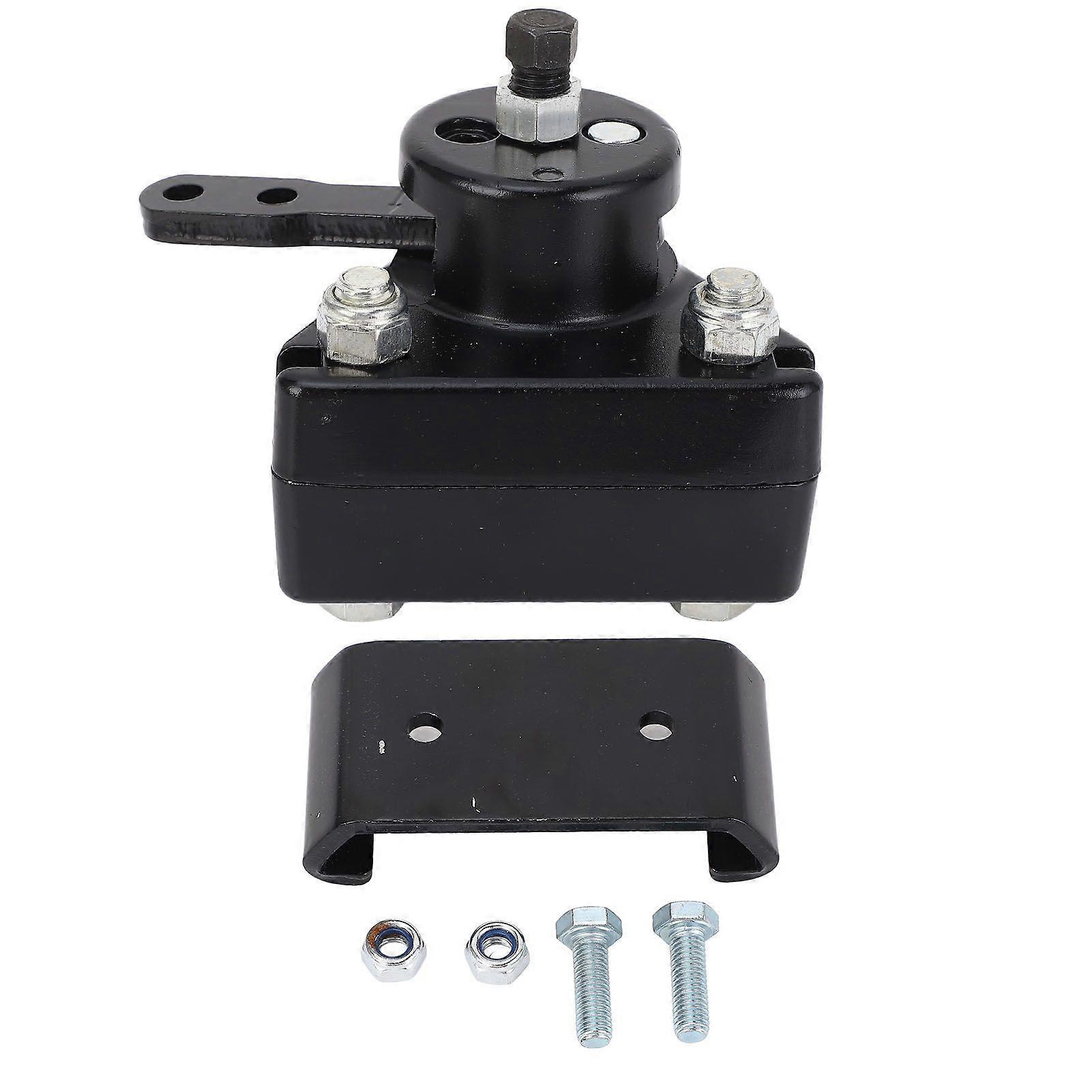 Mechanical Brake Caliper and Bracket Kit with Pads Metal Strong Strength Replacement for Manco 9598 9597 Go Kart Fun Cart Black