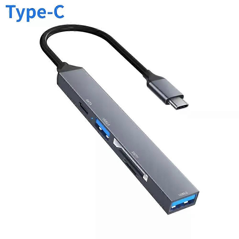 5 Ports USB C Docking Station Speed 5Gbps Multi Splitter Adapter USB 3.0 2.0 USB HUB Dock SD TF Card Reader Laptop Accessories
