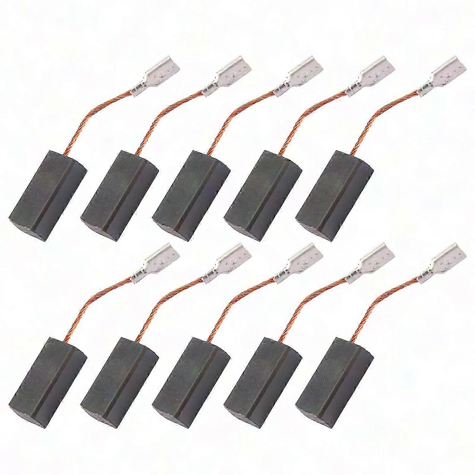 10pcs Carbon Brushes for Angle Grinders - Replacement Parts for Angle Grinder