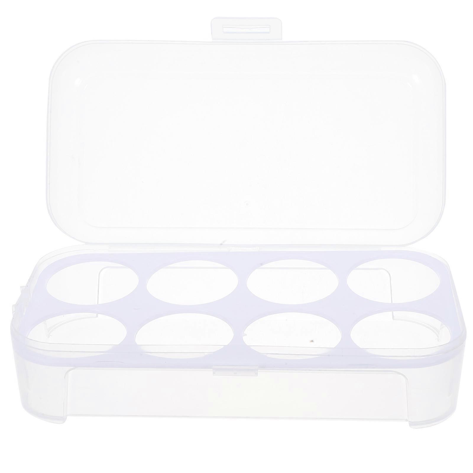 Egg Storage for Fridge with Space-Saving Design 4Pcs Portable Carrier