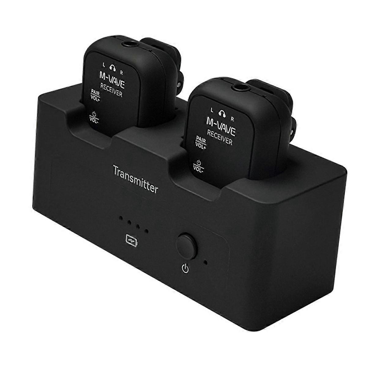 -12 2.4G Wireless Earphone System mission Stereo Mono Recorder mitter Receiver