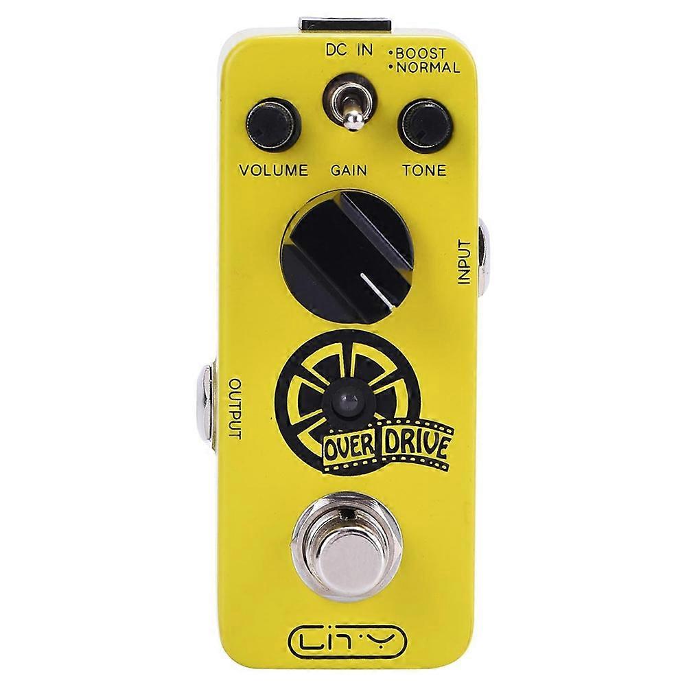 Overdrive Electric Guitar Effect Pedal with 2 Modes of Boost and Normal,Amplifier for Electric Guitar Effect True Bypass