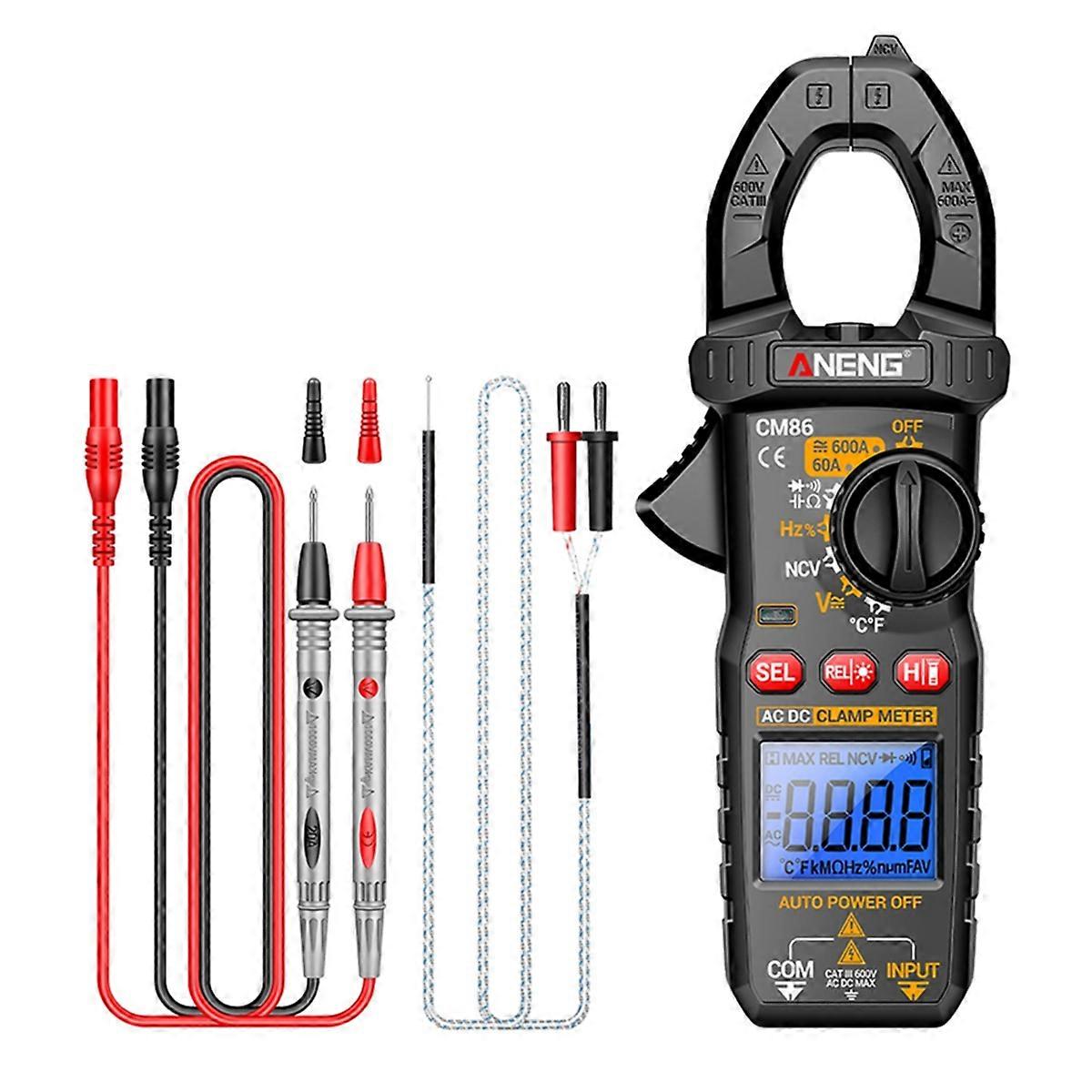 CM86 Clamp Meter 600A Current Voltage Diode Digital Multimeter NCV Voltage Detection Professional E