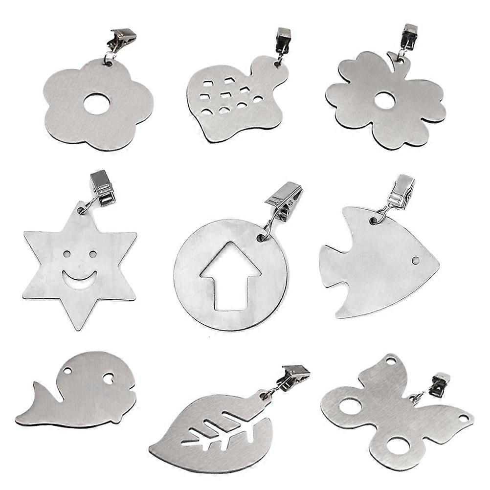 4Pcs Stainless Steel Table Cover Clip Windproof Holders For Dinners Buffets Home Use Random Pattern