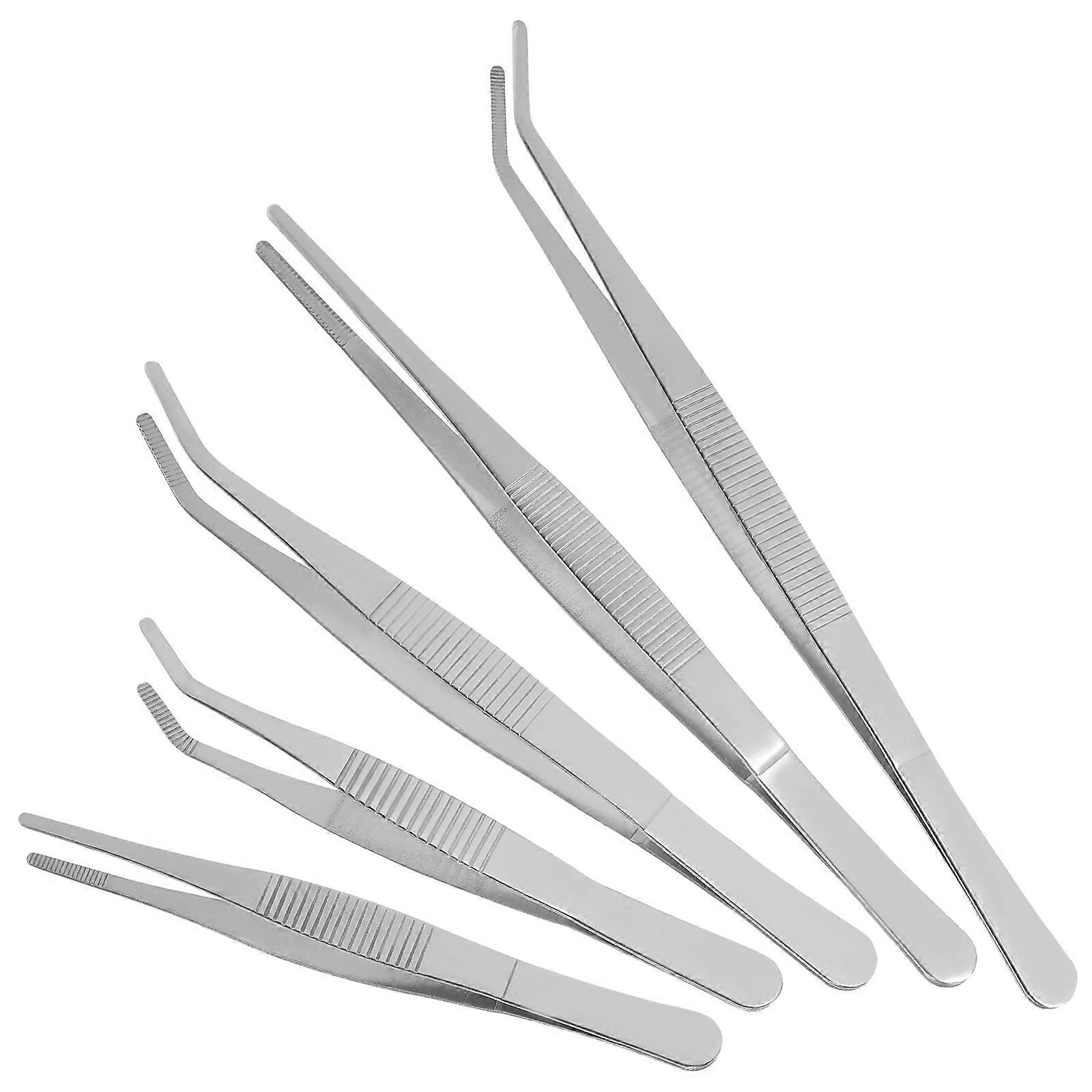 Gardening Accessory Stainless Steel Tweezers for Succulent Plants 5Pcs