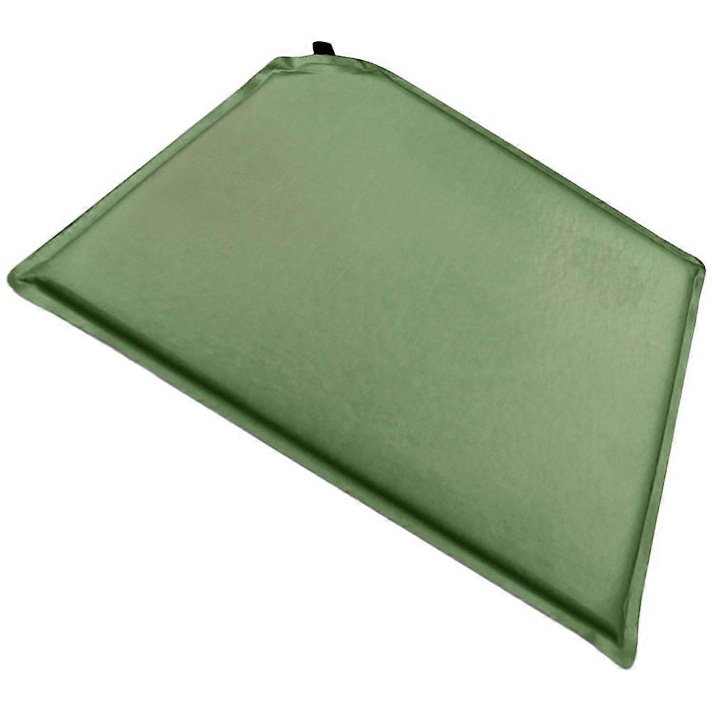 Portable Camping Seat Cushion 4Pcs Green Inflatable Mat For Families 15.72x11.79in Foldable And Reusable