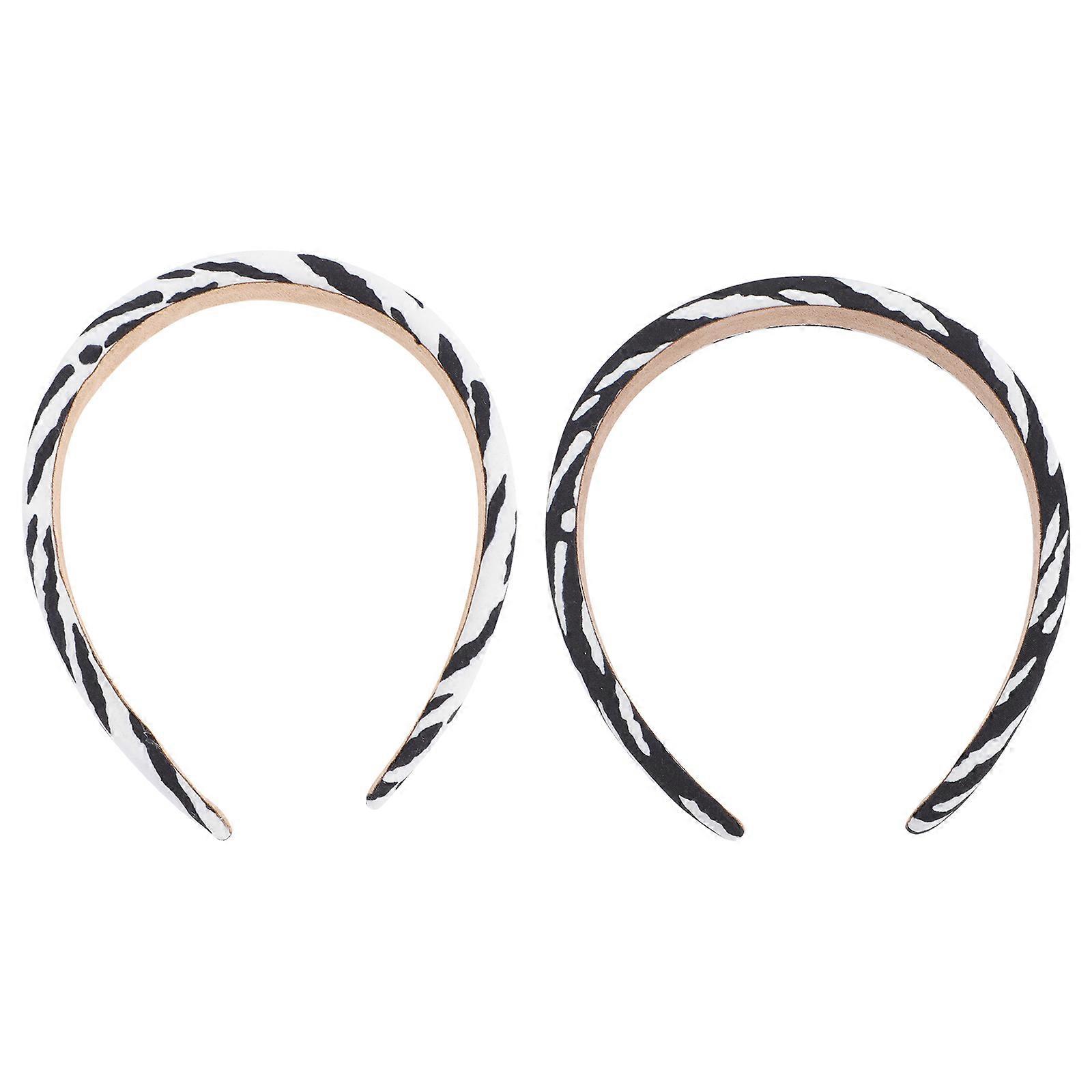 Headbands for Women Cow Headband Wide Brim Hair Accessories 6Pcs