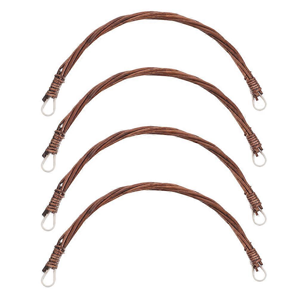 Rattan Replacement Handles for Picnic Baskets Durable Ergonomic Grip 12Pcs