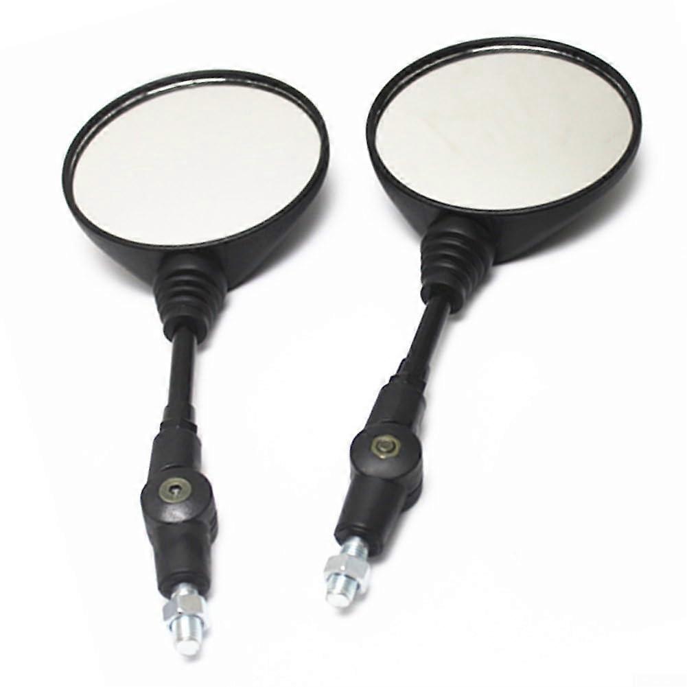 Folding Rearview Mirror for KLX250 with 360 Degree Adjustability and Enhanced Visibility, Durable Design, Black Finish