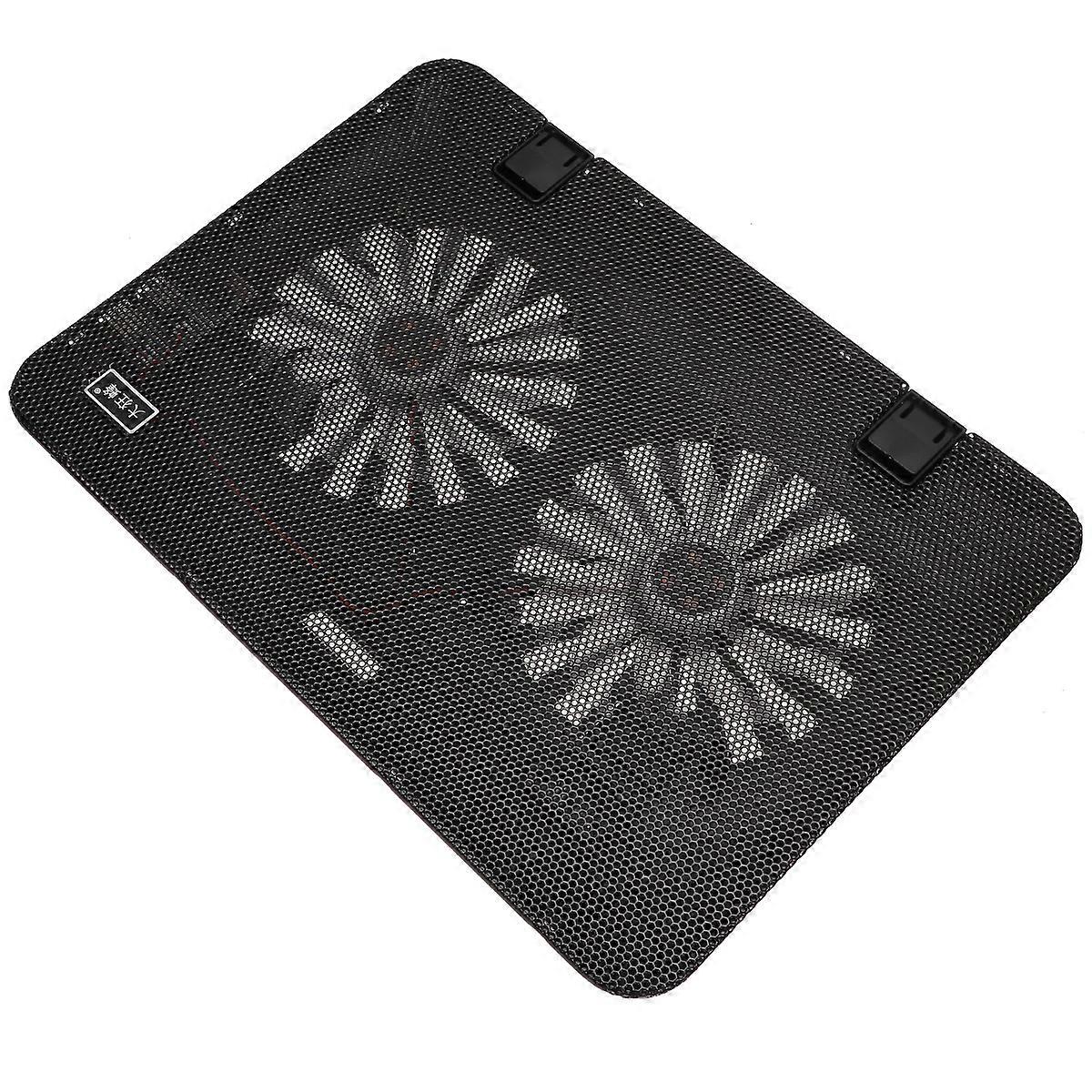 Notebook Cooling Support Ergonomic Laptop Stand with Fan for Students 15.6 Inches Black 1Pcs