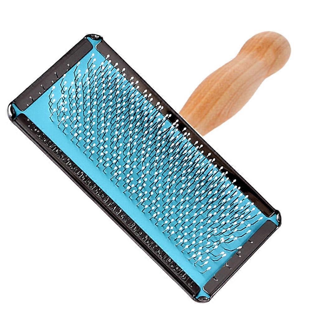 Universal Hair Remover Tool Designed For Pet Care With Rectangular Handle And Wood Material 1Pc