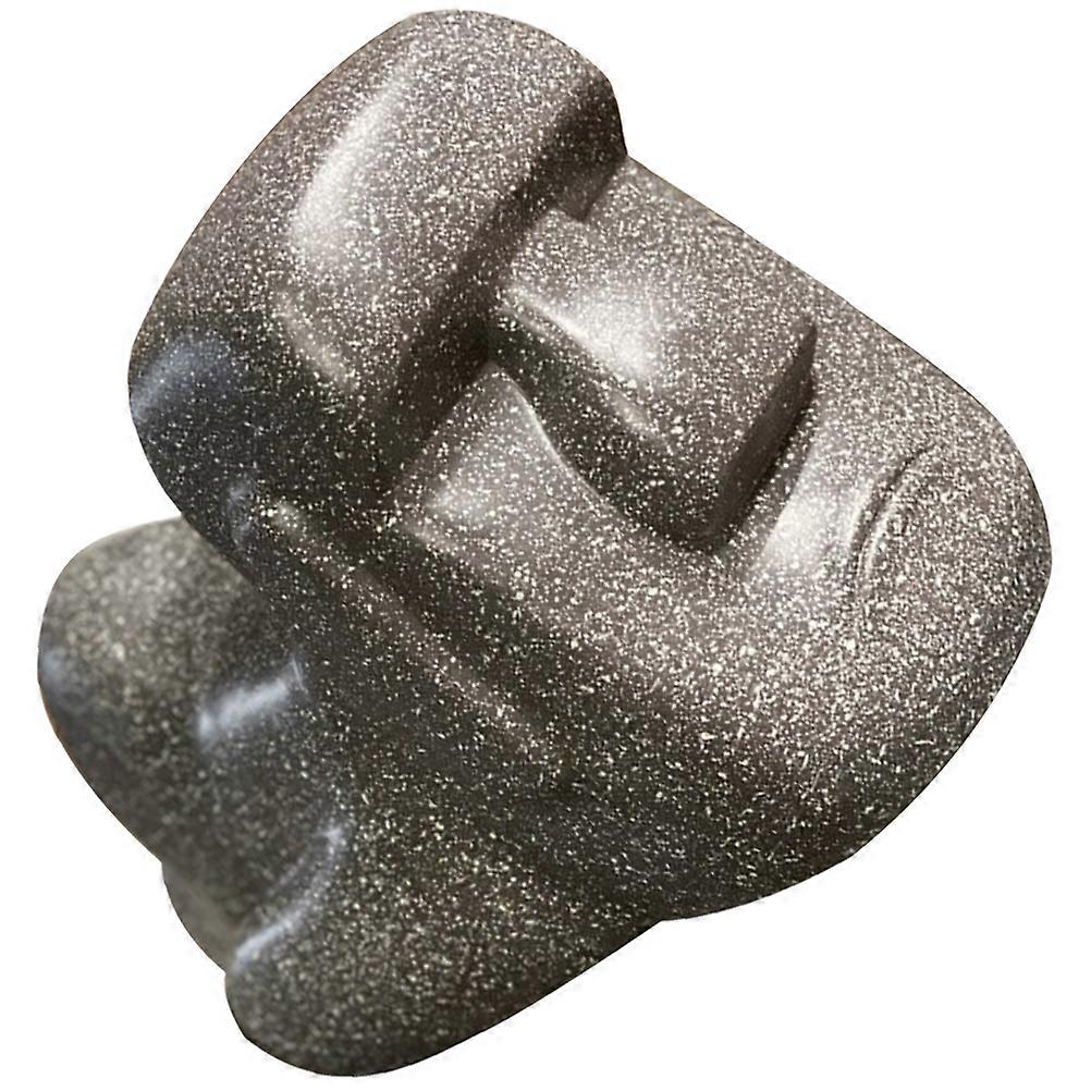 2Pcs Moai Tissue Box Cover Creative Tissue Holder for Storage Black