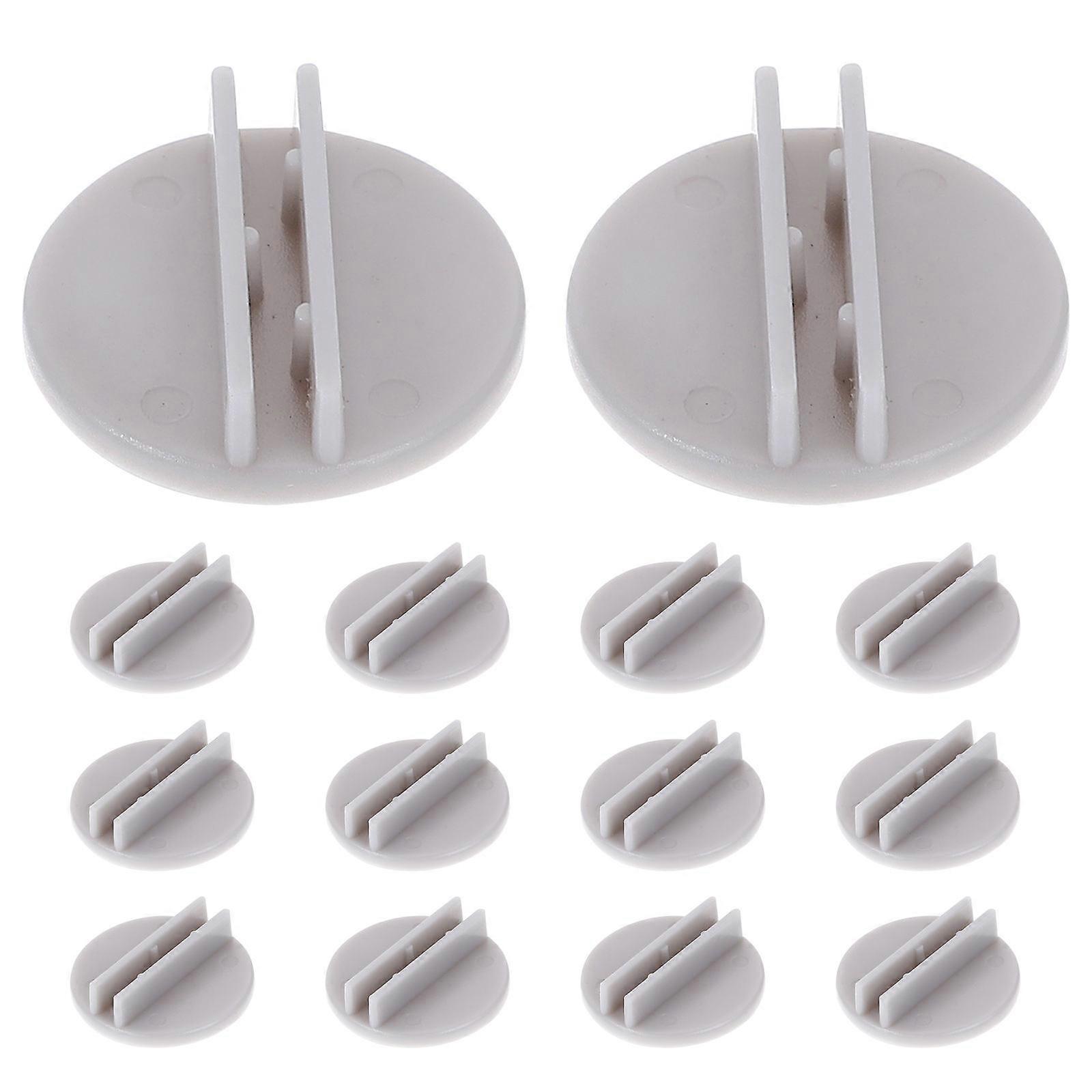 Business Card Stand Plastic Holder for School Use 45Pcs White Convenient Set