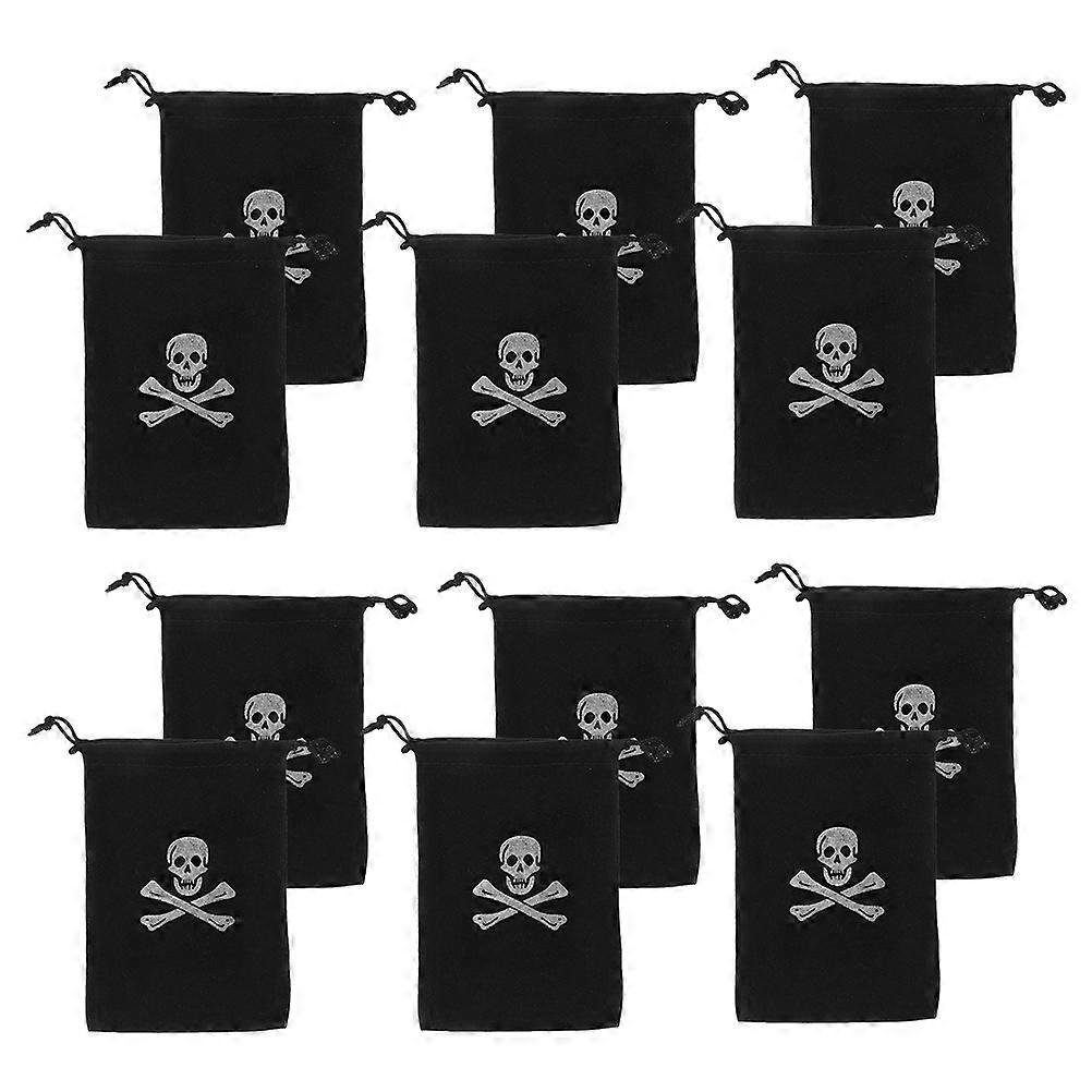 Halloween Favor Bag Drawstring Bags for Coin Storage and Party Use 60Pcs