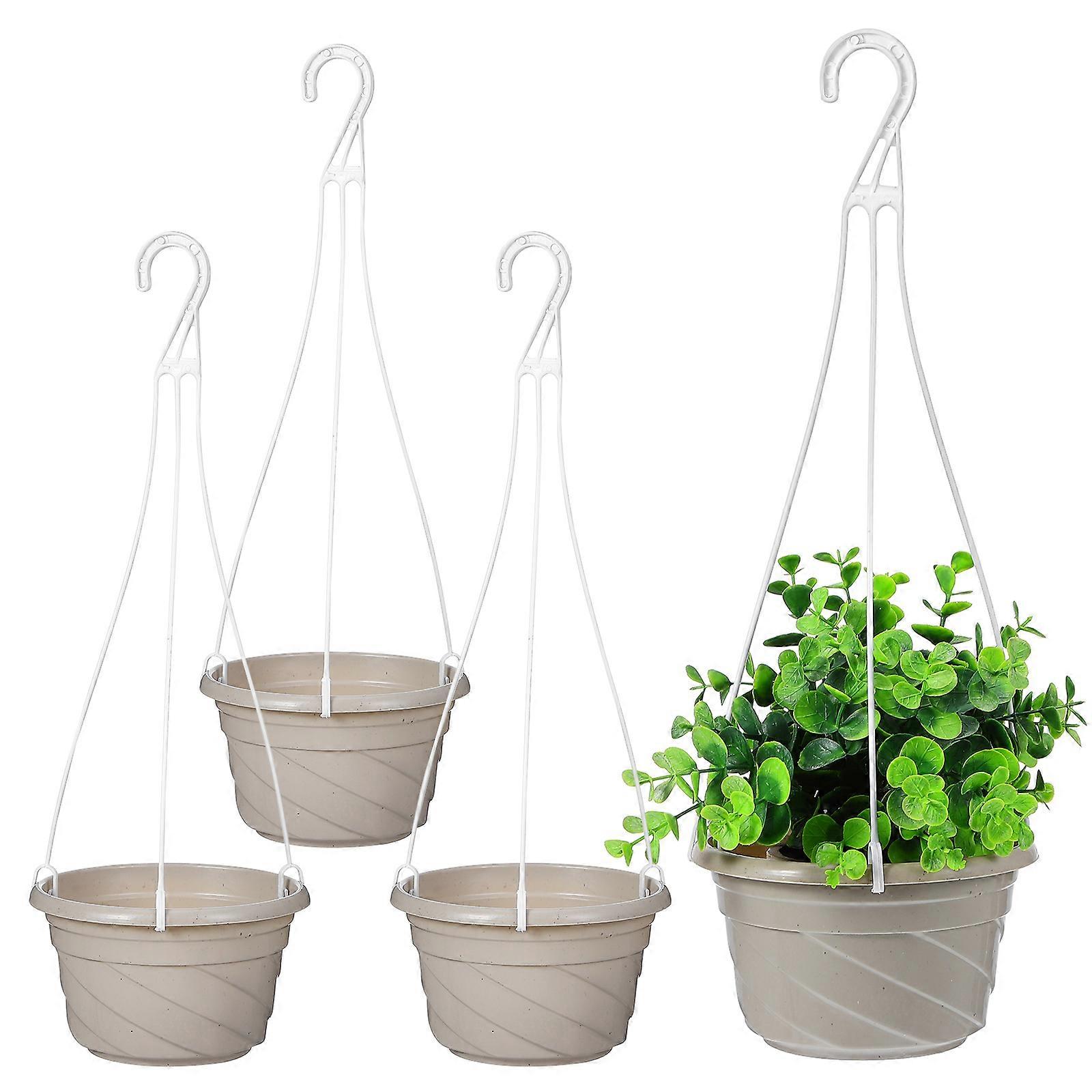 Hanging Pots for Plants PVC Window Planter for Decoration 12Pcs Set