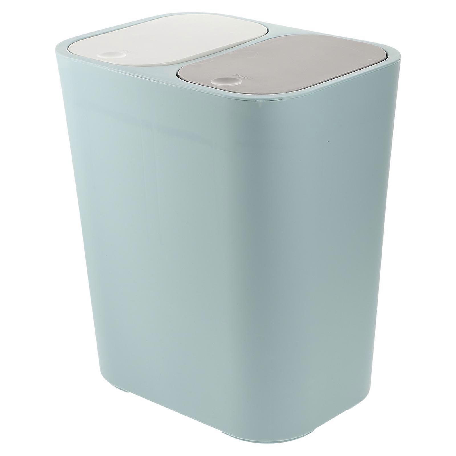 Waste Bin Garbage Container For Bedroom Living Room Odor Control Rectangular 1Pcs