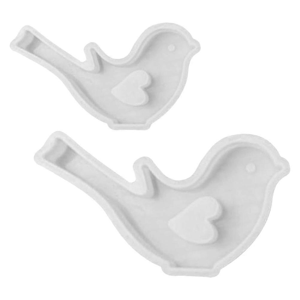 Flexible Silicone Mold Bird Shape for DIY Crafts 4Pcs Baking Tool