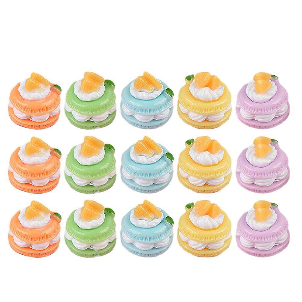 Decorative Fake Cake 18Pcs Artificial Cake Model for Home Display