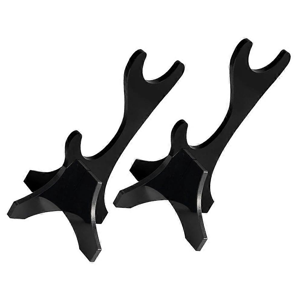 10Pcs Black Acrylic Sword Holder for Tabletop Display Stand