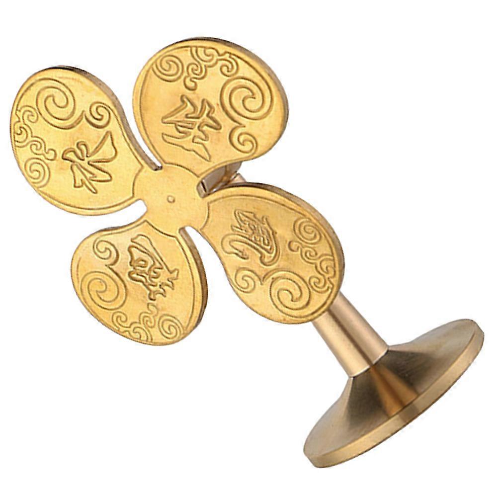 Retro Style Brass Windmill Ornament for Home Decor 5Pcs Statue Set