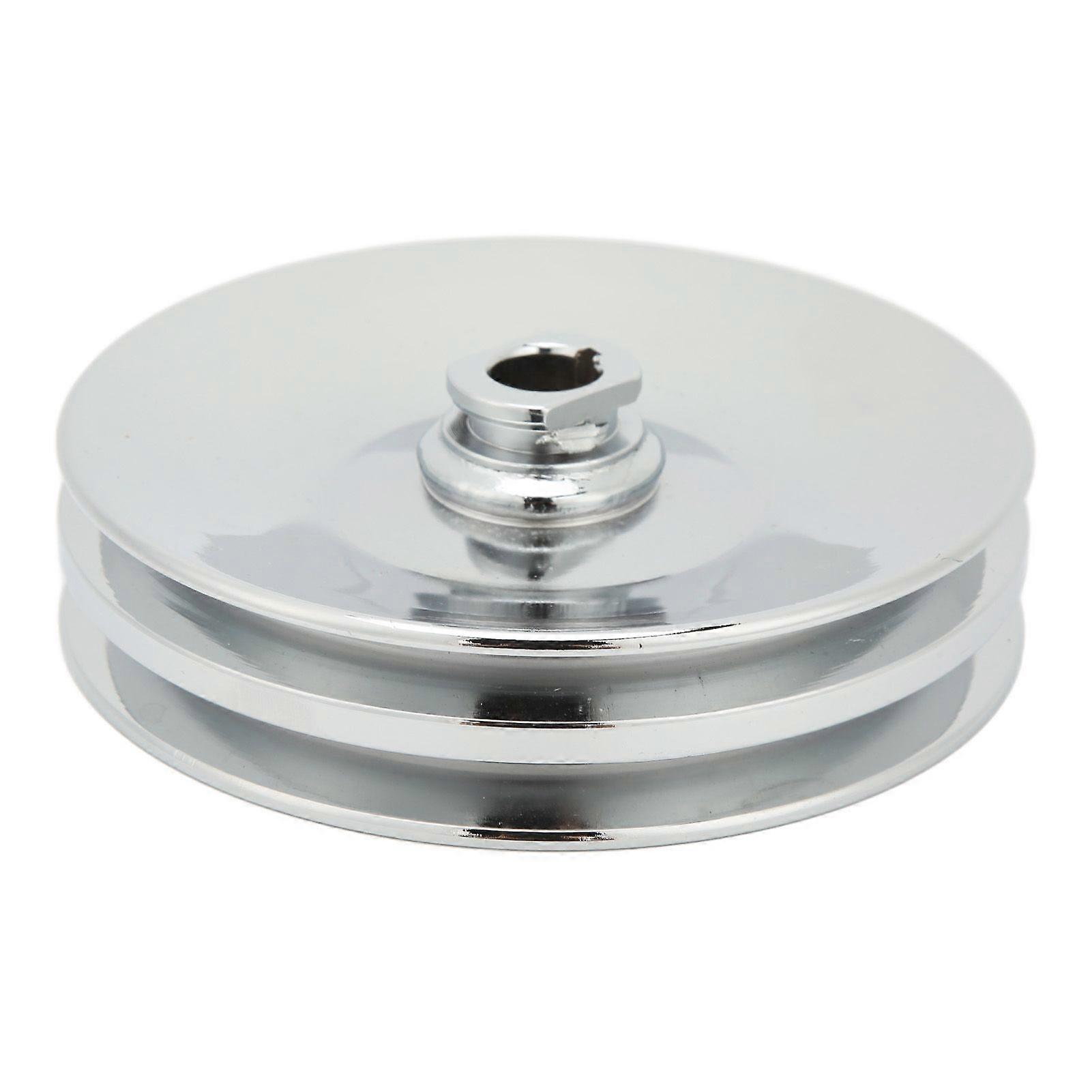 Power Steering Pump Pulley with Key Way 5/8in Shaft Double Groove 26028613 for SBC BBC 350 454 Engine