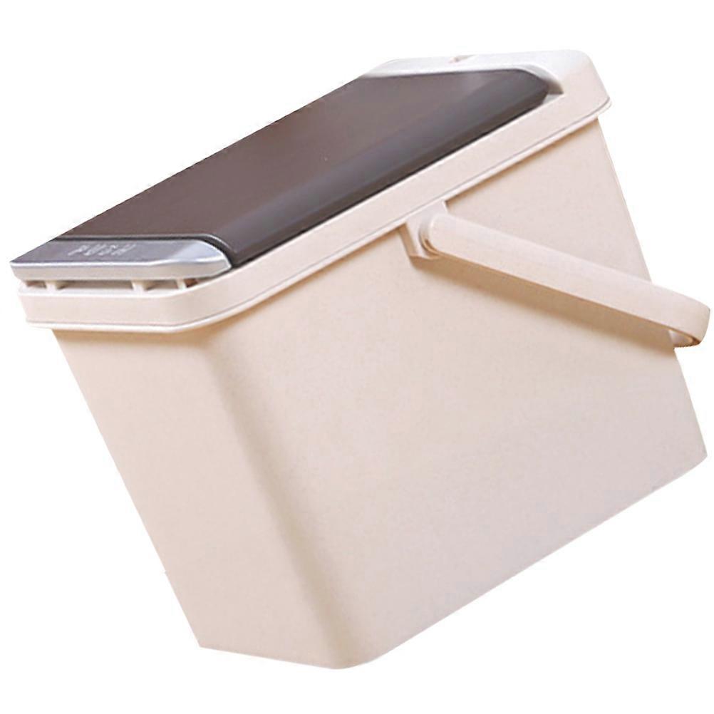 Tea Residue Filter Bucket with Lid for Storage Use Plastic Holder 7L