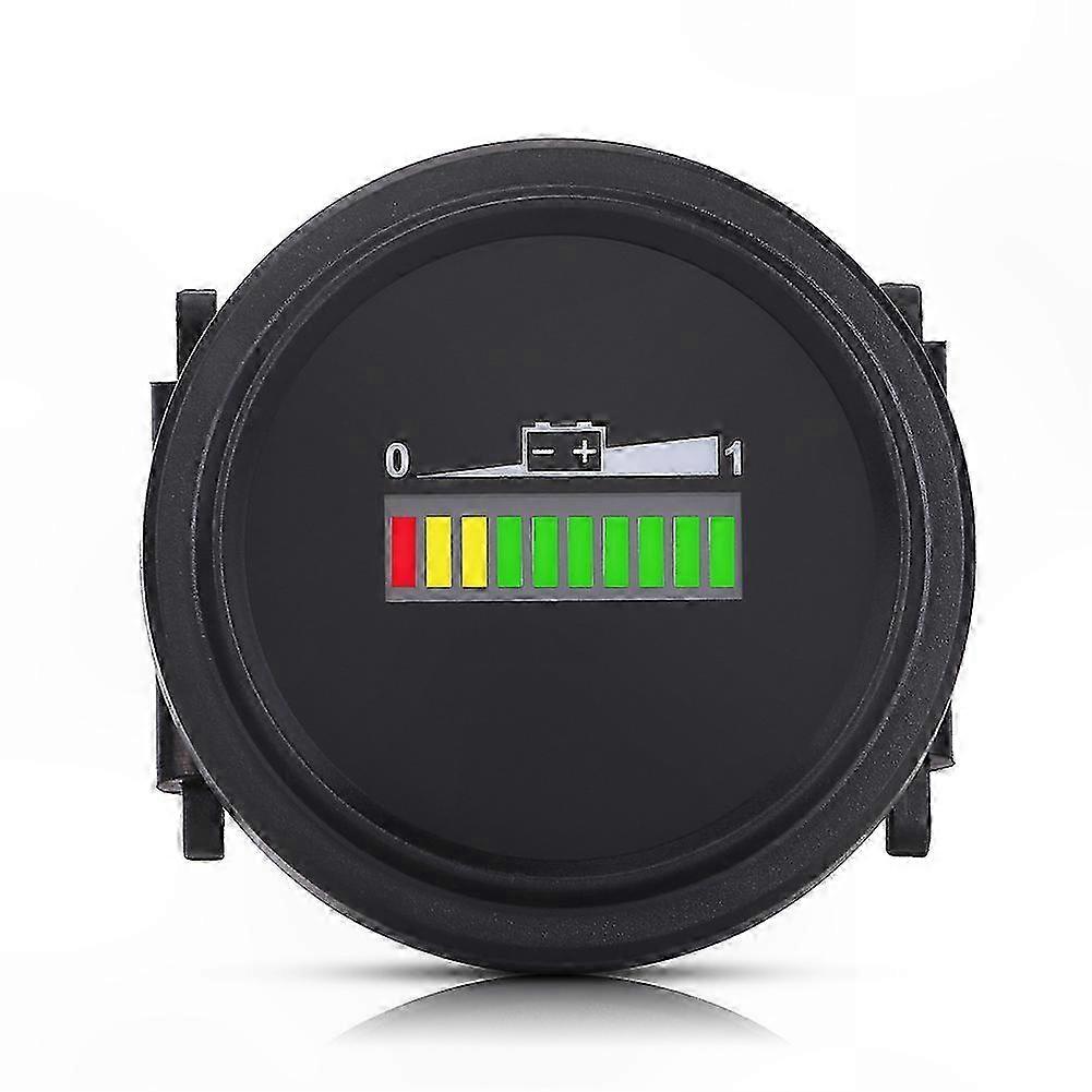 Universal LED Digital Battery Indicator Meter for Golf Carts 12V-72V Voltage Range