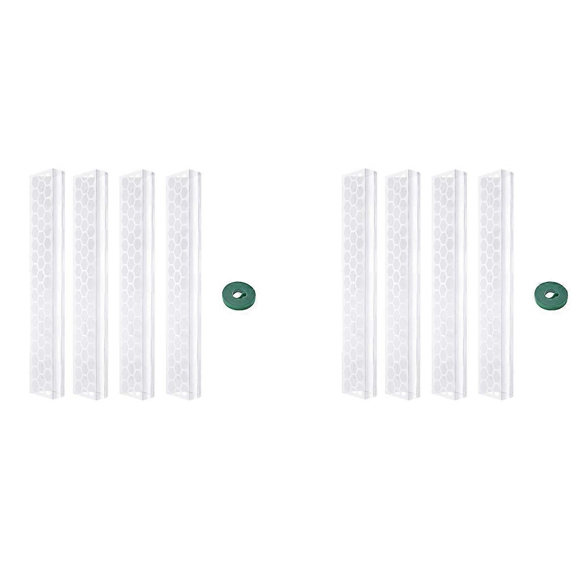 4 Pcs 17 Inch Plastic Moss Pole for Plants Monstera