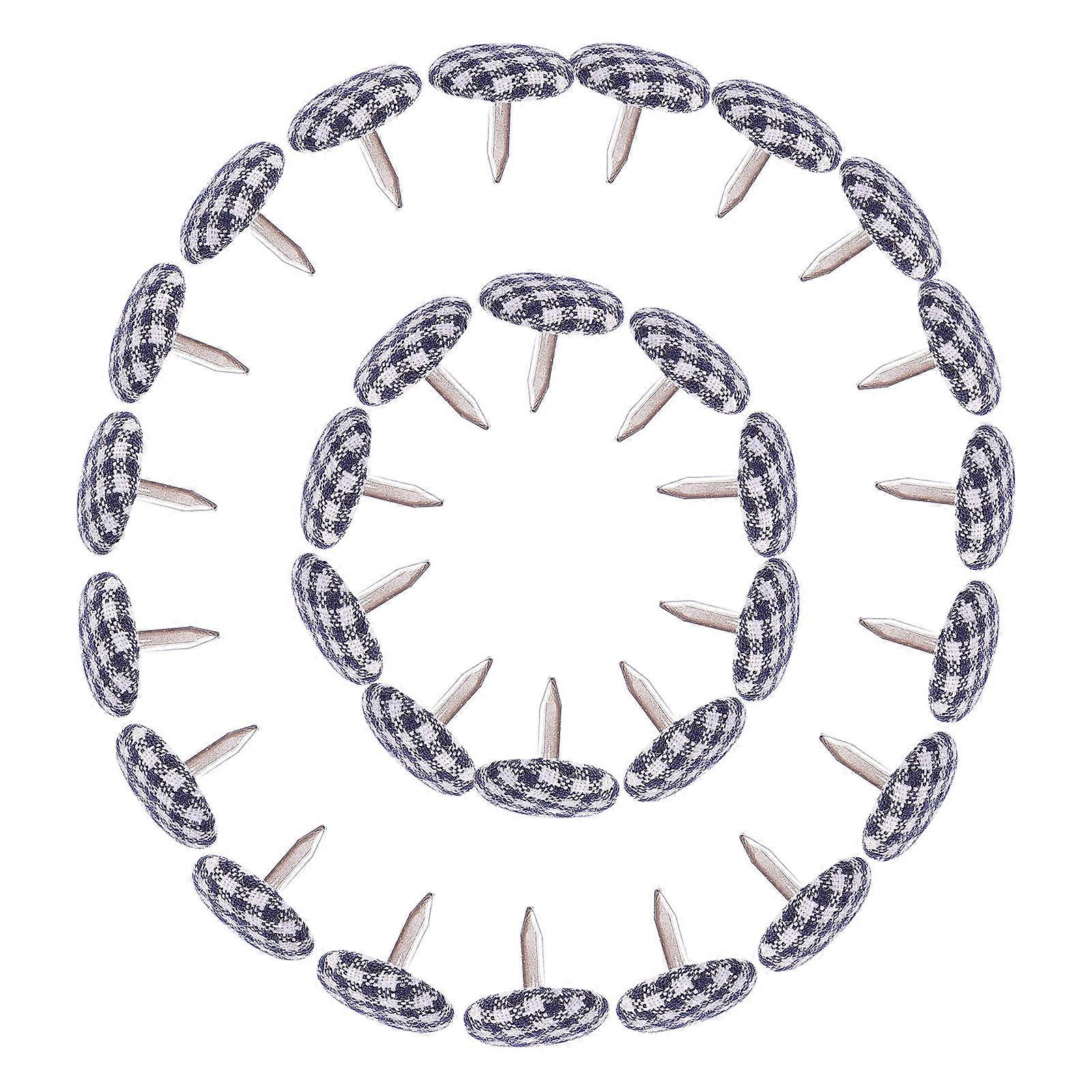 DIY Materials Two-Legged Cloth Nails for Riveting 50Pcs Set