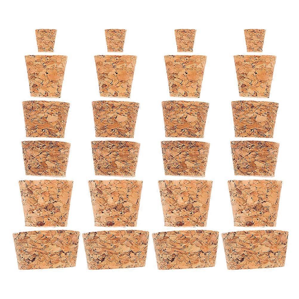 Cork Stoppers for Wine Bottles with Tapered Design 120Pcs for Airtight Sealing