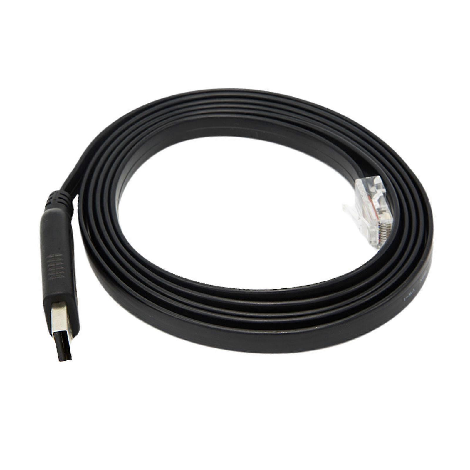 Portable USB Console Cable USB to RJ45 Cable Enhances Durability For Long Term Use FT232 Chip Secure &Fast Data Transfer 26s