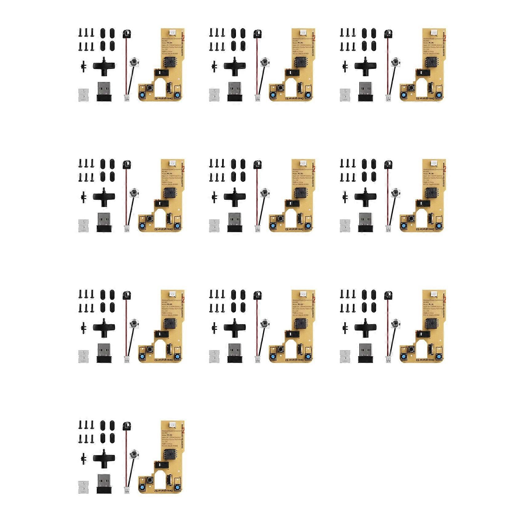 10X für Bamboo Lab DIY 3D-Druck Wireless Mouse Kit Modell 002 Computermauskomponenten mit Druckerteilen
