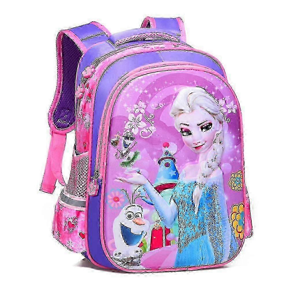 2025 Frozen/princess Sofia Kids Girls Backpack Book Bags Lightweight Large Capacity Primary School Bag Rucksack Gifts