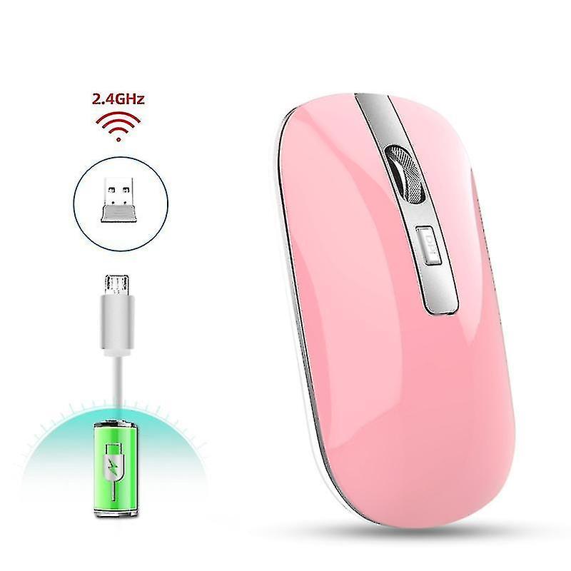 Computer Accessory Sets Hxsj M30 Rechargeable Wireless Mouse Metal Wheel Mute 2.4g Office Mouse 500 Mah Built-in