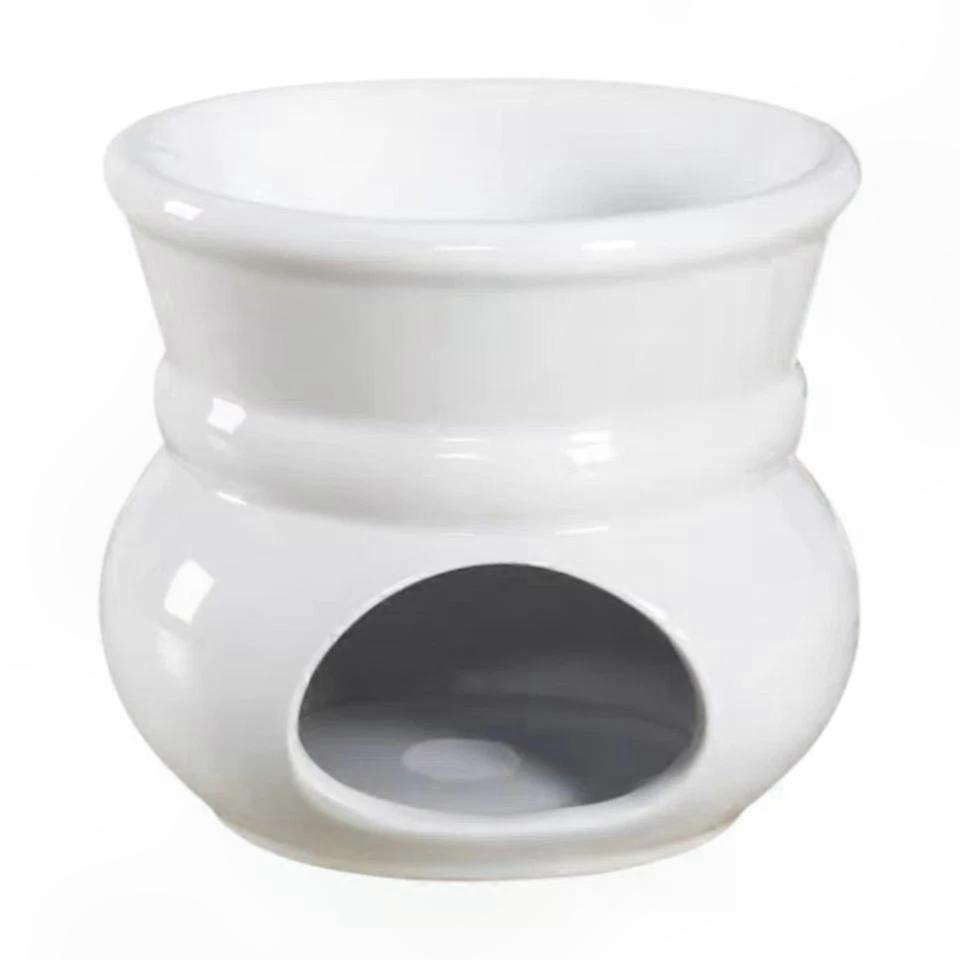 Ceramic Chocolate Melting Mug with 2 Forks, 120ml Fondue Pot for Dessert Lovers