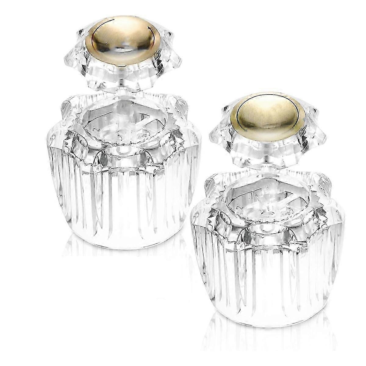Bathroom Faucet Knobs Replacement, Bathtub Faucet Handles 1 Pair Hot and Cold 2 Knobs for