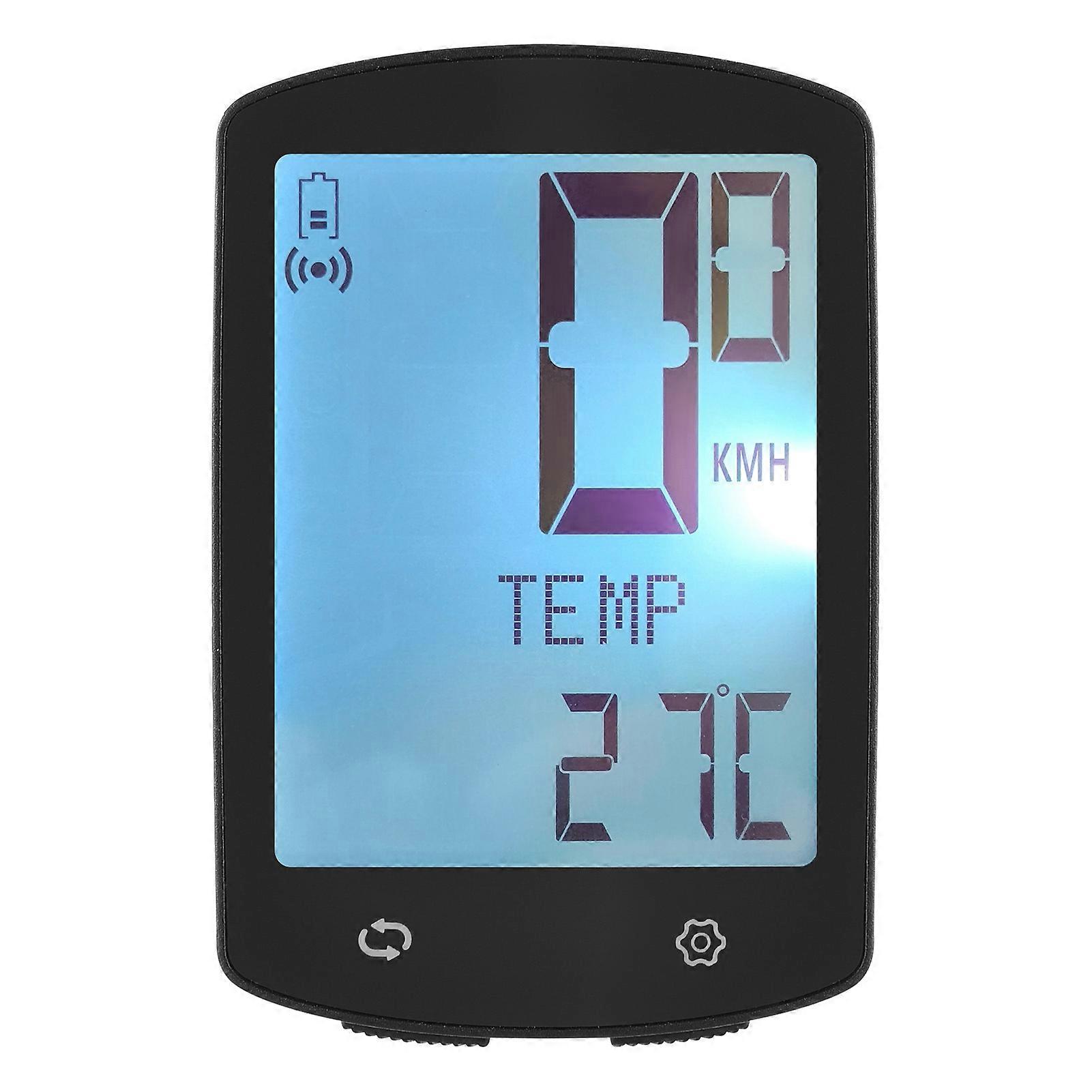 Wireless Bike Computer with Cadence USB Rechargeable Multi-Function High Clear Display IPX6 Bike Odometer and Speedometer Bicycle Computer