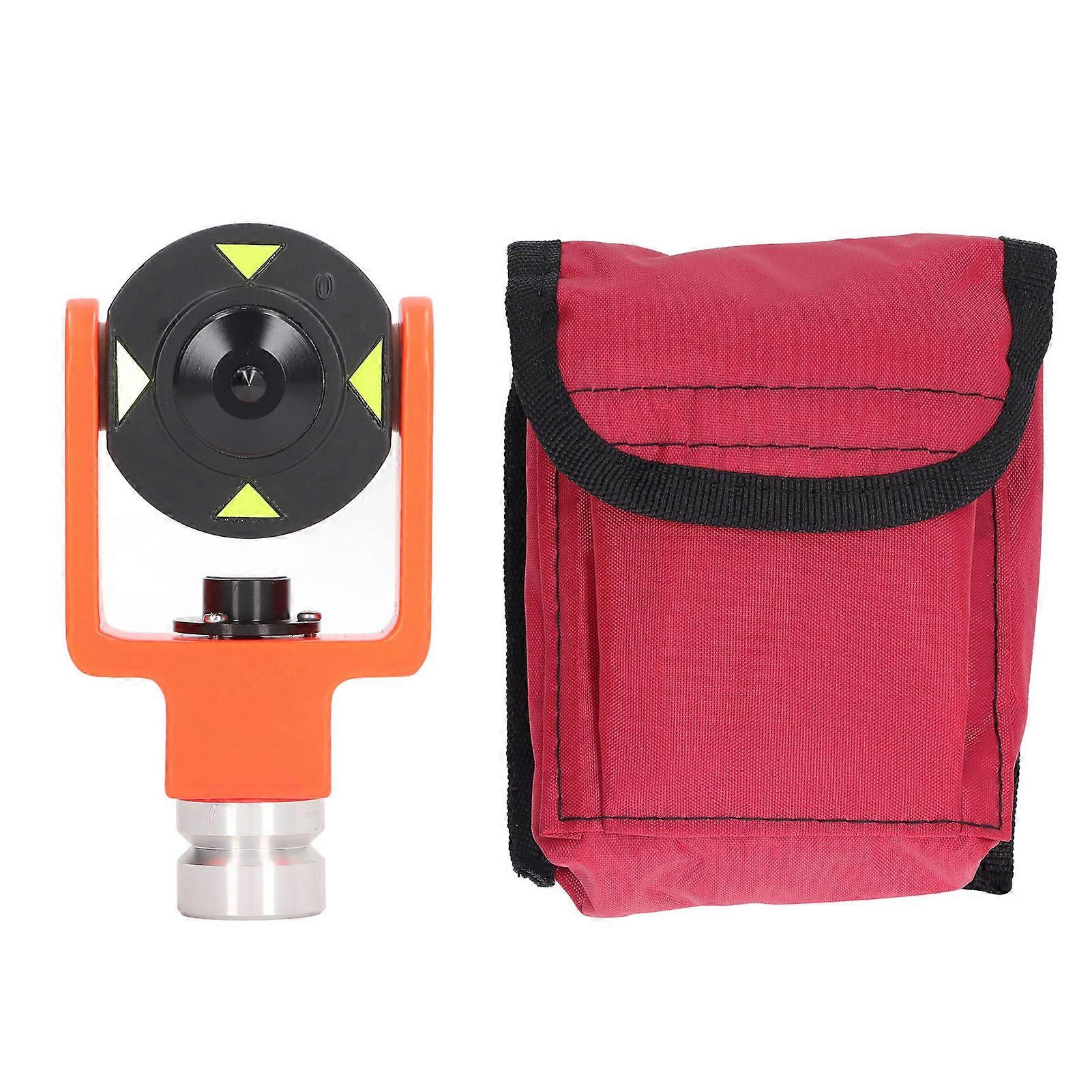 Mini Prism System Kit Reflector Heavy Duty Copper Coated for Total Station with S Hook Bracket for Engineering Survey