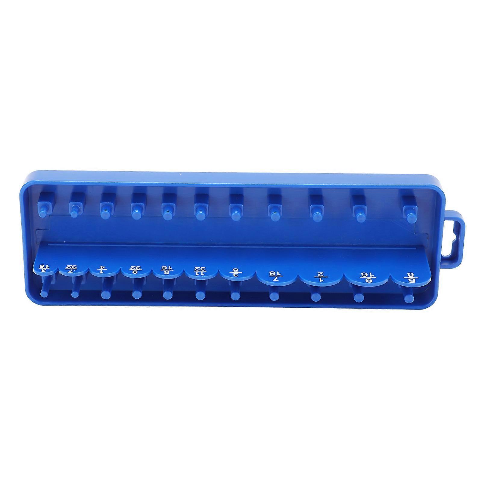 1/4in Socket Storage Polypropylene Case Insert Row Rail Hanger Placing Repairing Tool