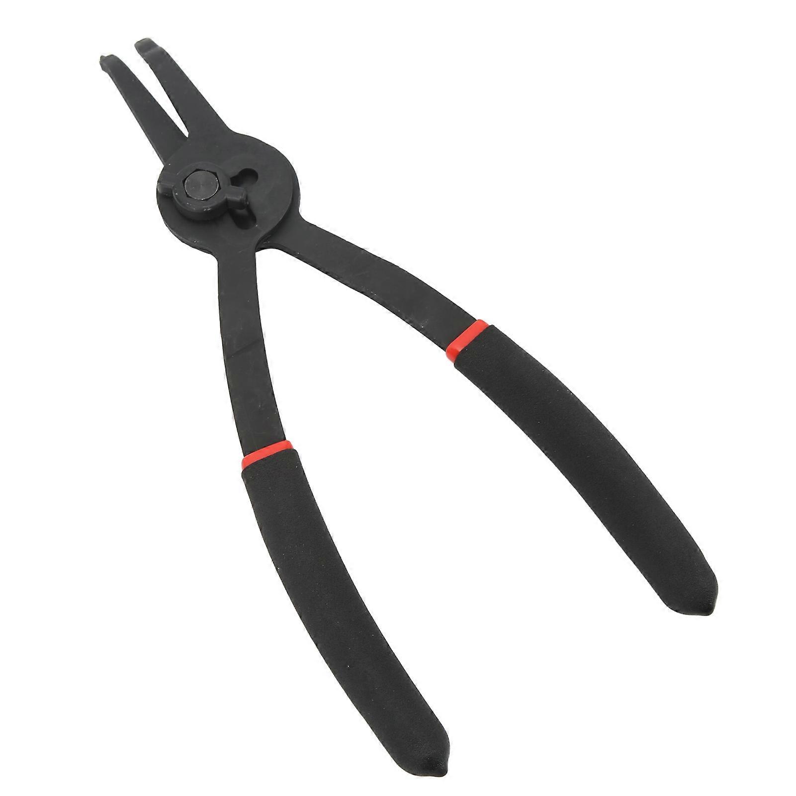 External 9in pliers for machinery industry, snap ring tool, 45° angle