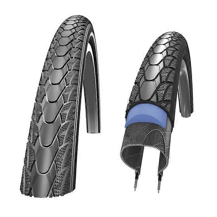 Pneu pour vélo électrique Schwalbe Marathon Plus HS440 - 26x135 (35-559) - Noir - Type chambre à air