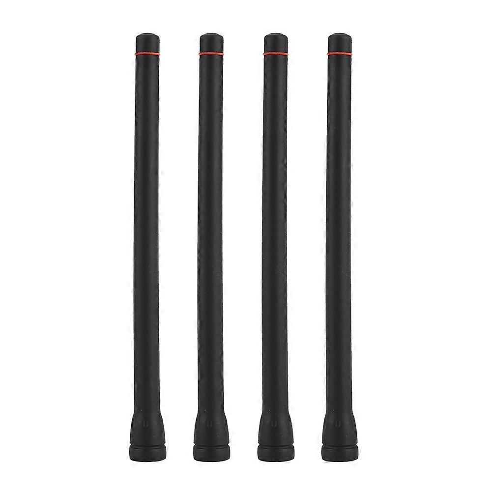 4PCS Portable VHF Rubber Handheld Two Way Radio  Walkie Talkie Radio Antenna for ICOM