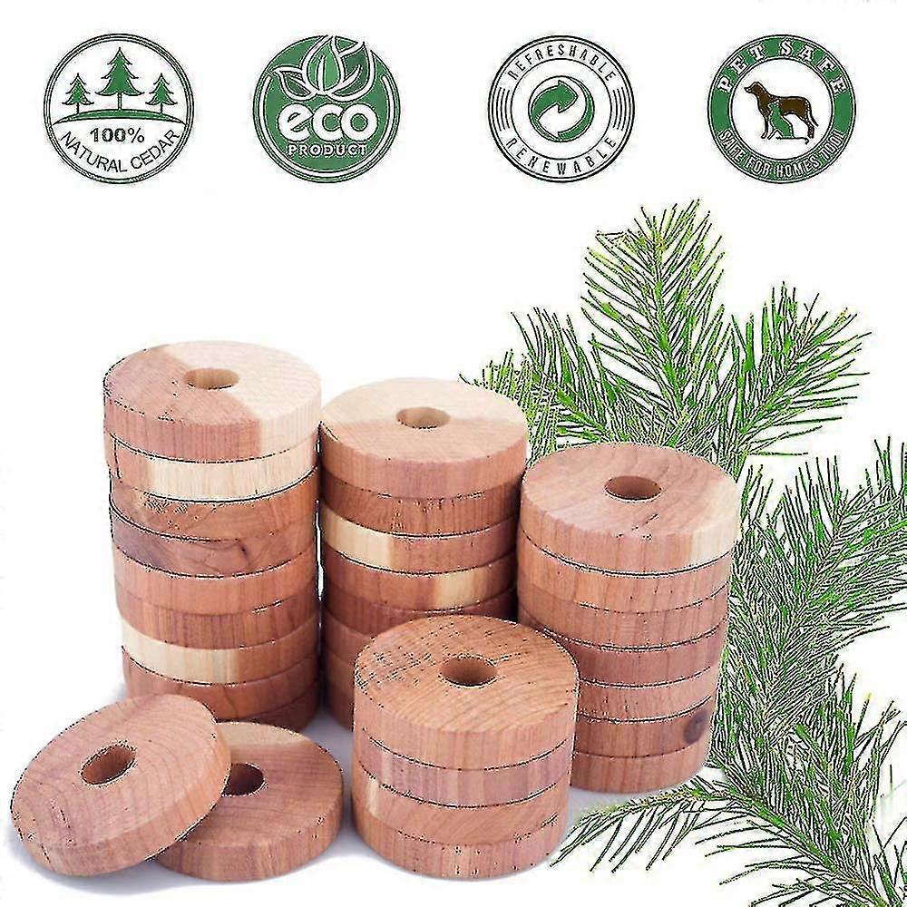 30 Pack Aromatic Cedar Blocks For Clothes Storage