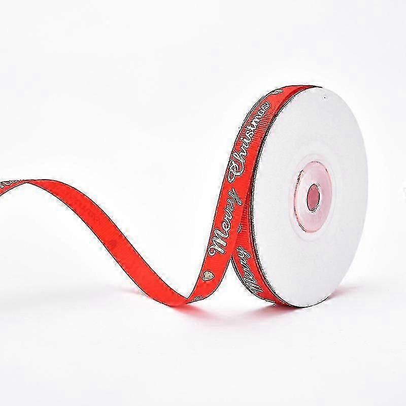 عطلة عيد الميلاد Grosgrain الشريط لتغليف حزمة الهدايا ، ملحق مشبك القوس الشعر (22 م Grosgrain Ribbon-xmas)