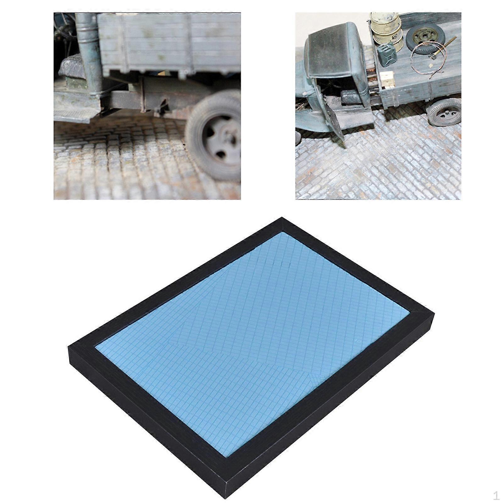 1/35 Diorama Base Rectangular Block DIY Scenery Modelling Plate Scene Display Sand Table Foam Slab
