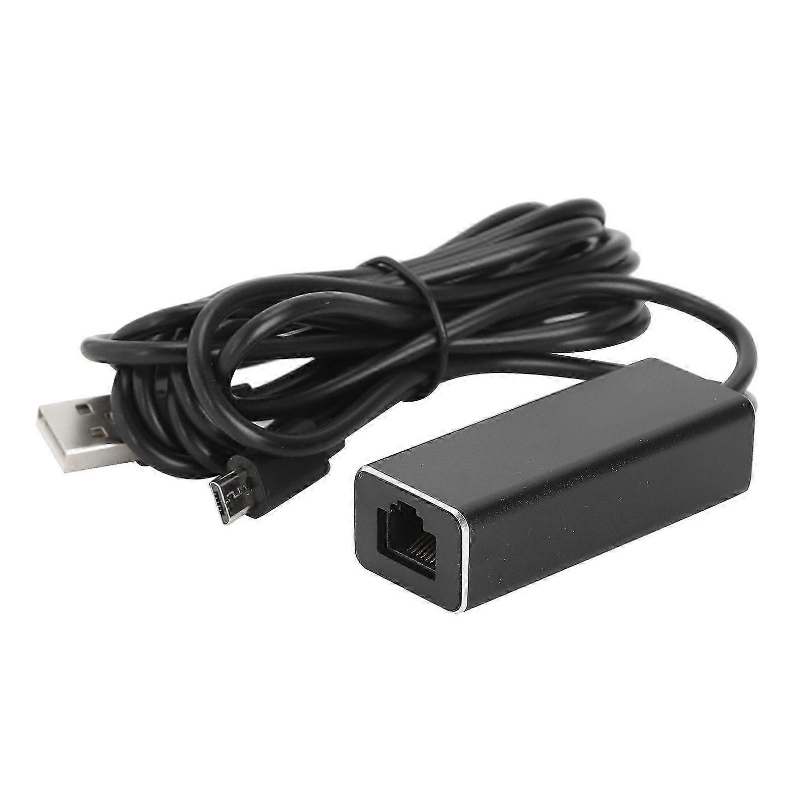 Micro USB to RJ45 Ethernet Adapter 10/100Mbps Conversion Transmission for TV SticksHwy