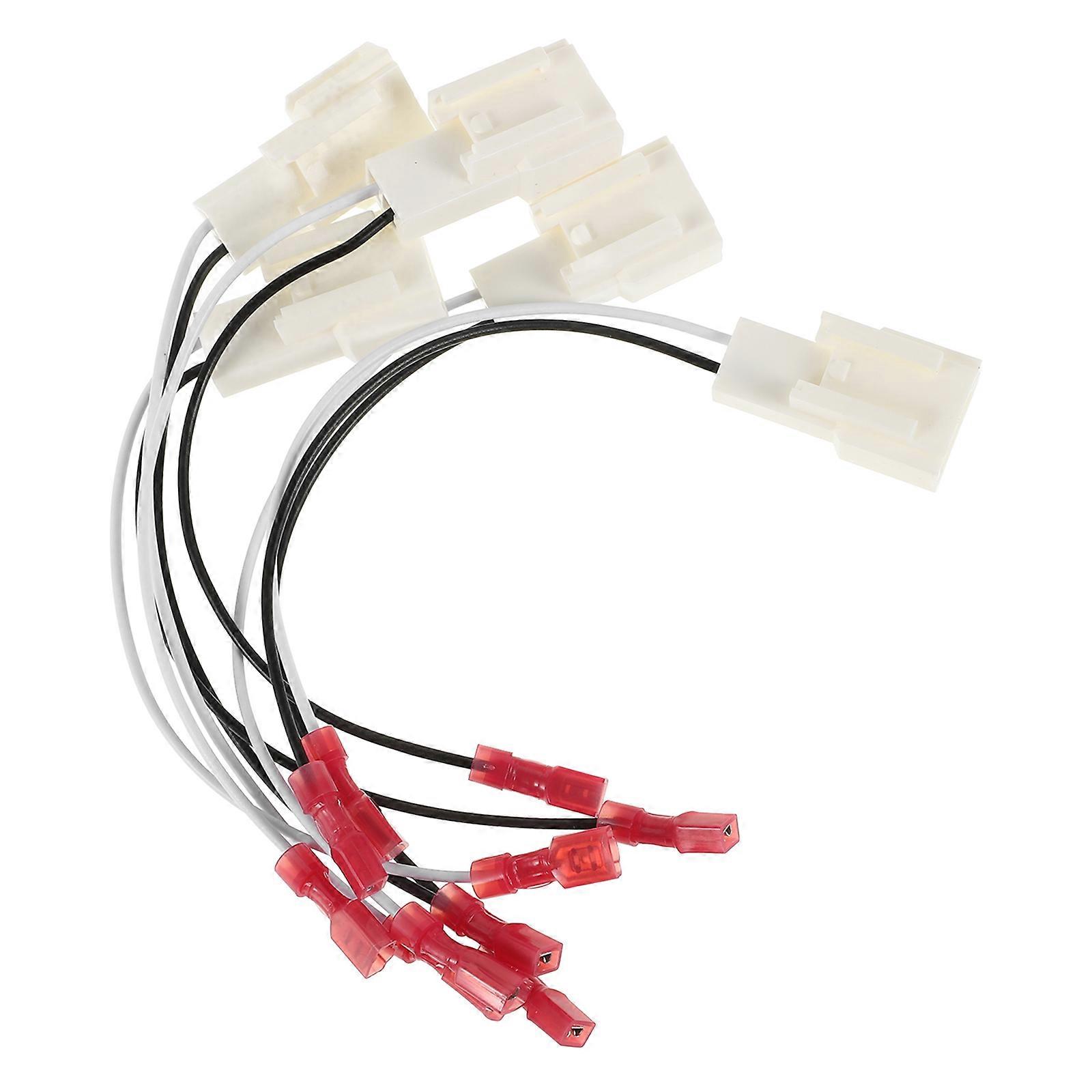 Speaker Cable Converter for Car with 5Pcs Speaker Wire Harness Adapter Plug