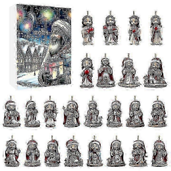 Advent Calendar for Christmas 2025 with Festive Blind Box Toys