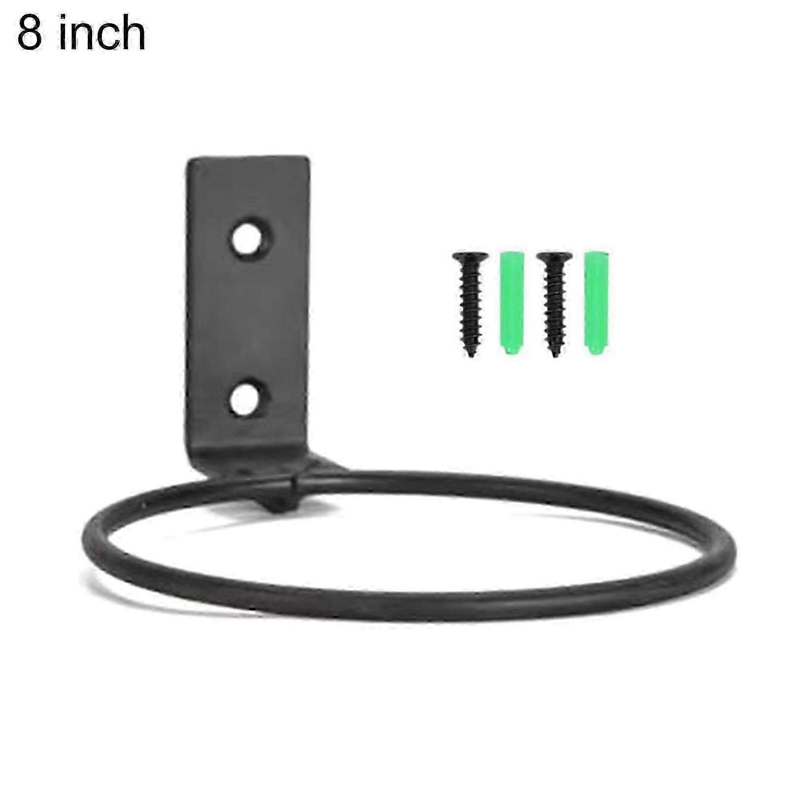 Practical Good Loading Flowerpot Holder Ring Wall Mounted Easy Install Metal Planter Holder Ring for Home