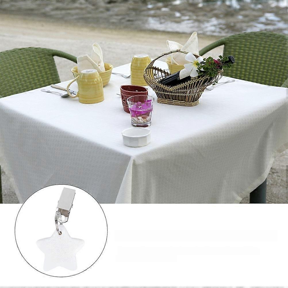 Tablecloth Weights Star Table Cloth Clamps for 6Pcs Outdoor Use